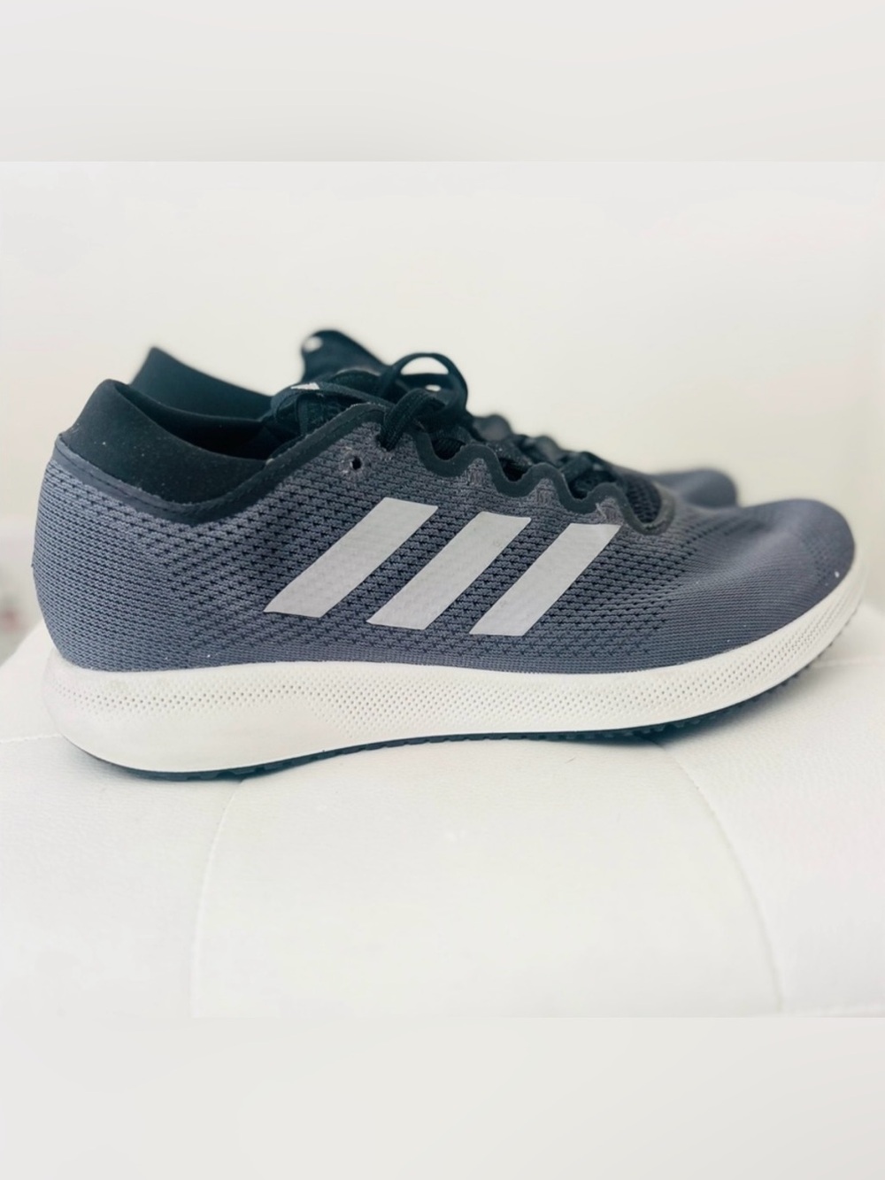Adidas Edge Bounce Running Shoe Gray / Silver Performance New